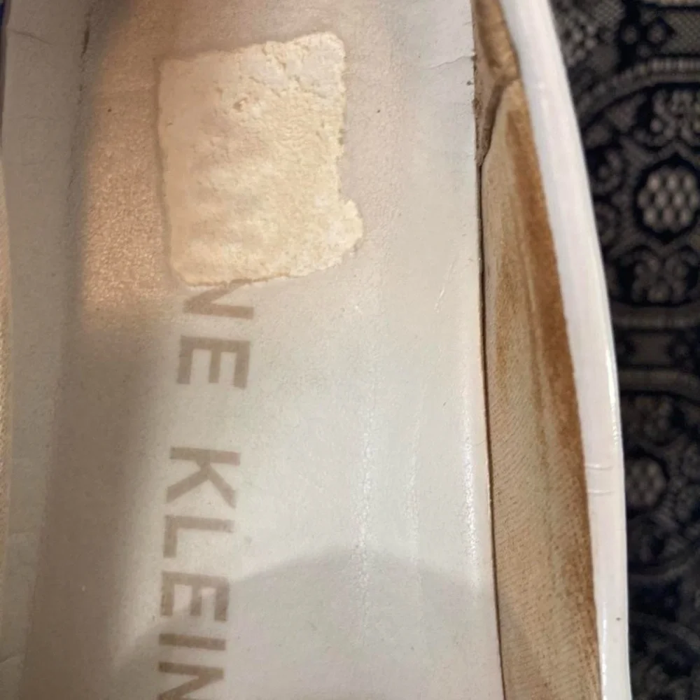 Anne Klein Yellow Flats with Classic Moccasin Design and gold emblem 6 - Picture 5 of 7